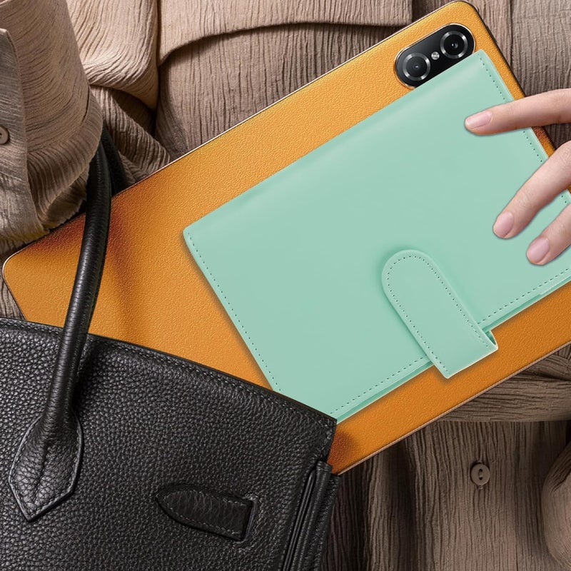 NICOOTHBudget Binder Cash Envelopes A6 Money Saving Binder with Zipper envelopes (Green) - Image 3